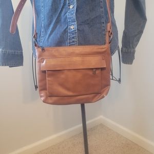 Universal Thread Cognac Crossbody Purse with Adjustable Strap